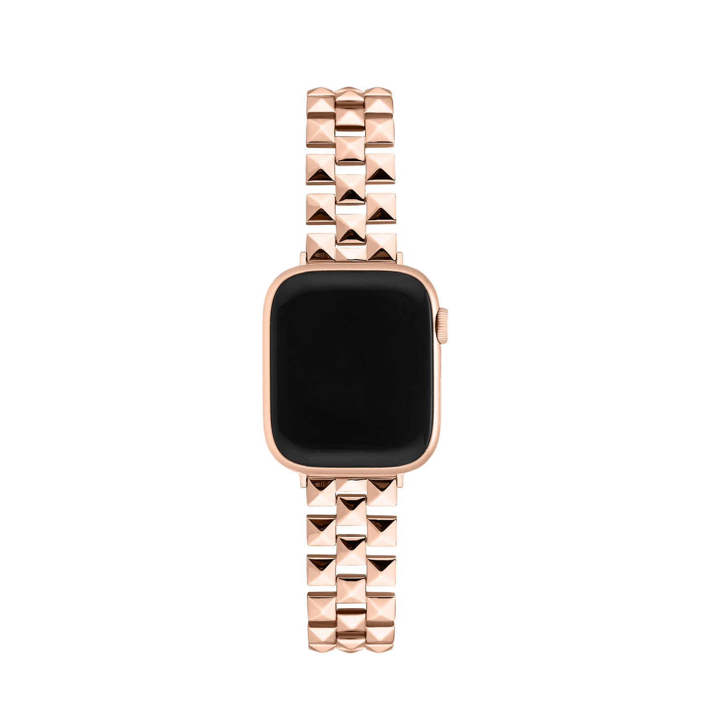 Premium Stainless Steel Diamond-Accent Watch Band