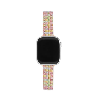 Premium Woven Leather Band for Apple Watch