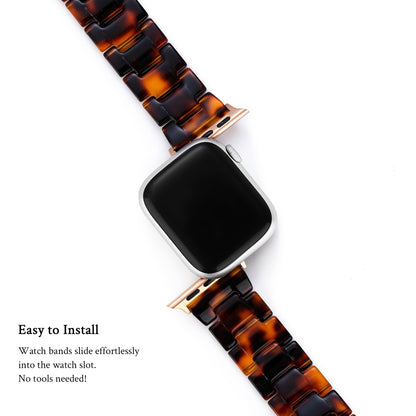Unisex Ombre Resin Band for Apple Watch – Gradient Color Strap