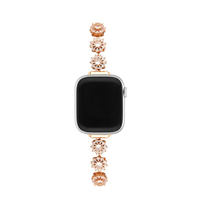 Rotating Rhinestone Snowflake Watch Band for Apple Watch