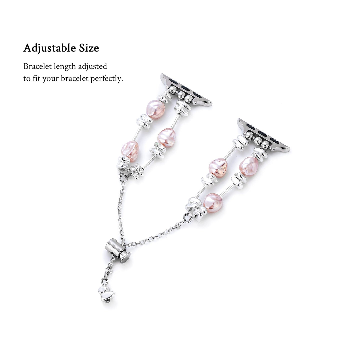 Ambiglow Pearl Watch Band for Apple Watch — Elegant Pearl-Gloss Strap for All Models