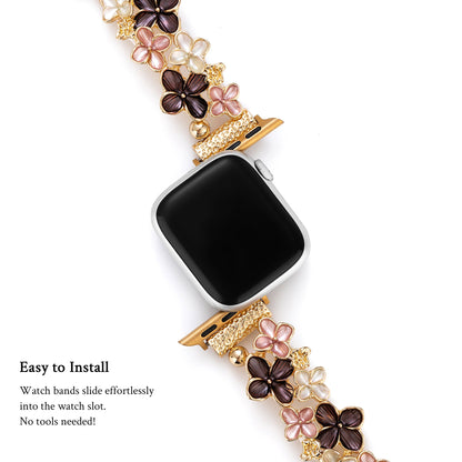 Bloom Elastic Bangle — Chic, Flexible Bracelet for Apple Watch
