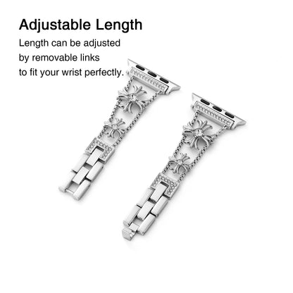 Sparkling Rhinestone Cross Band for Apple Watch