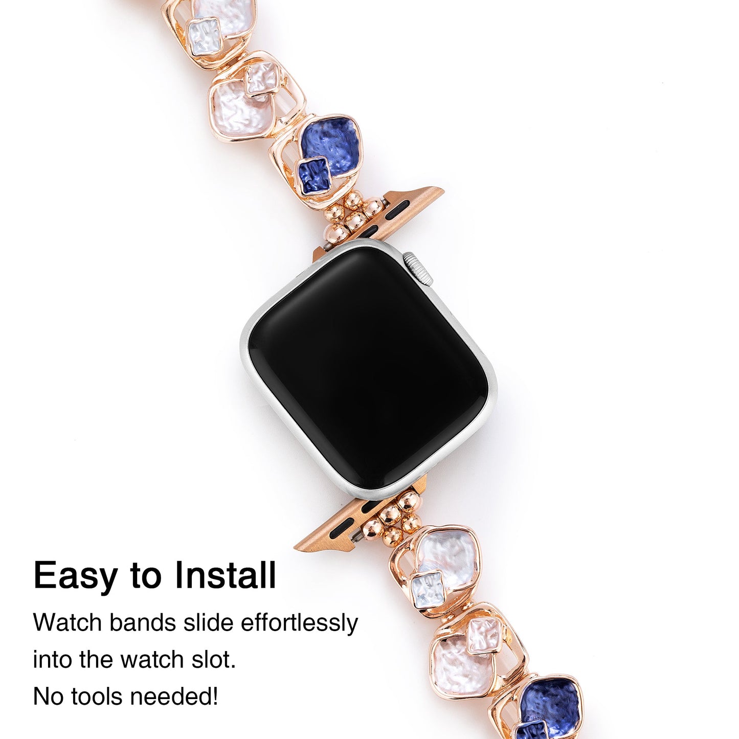 Petal Elastic Bangle Bracelet for Apple Watch – Elegant, Flexible Fit