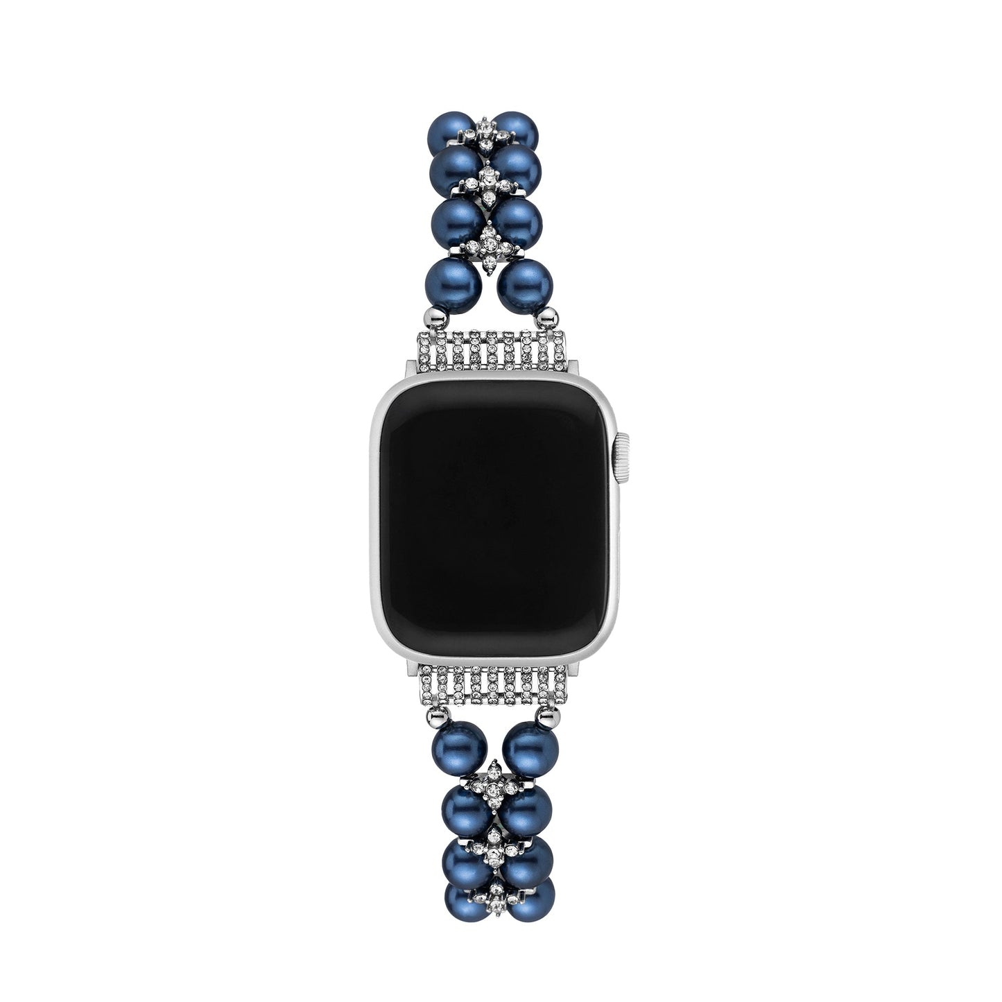 Pearl-Embellished Rhinestone Watch Band for Apple Watch