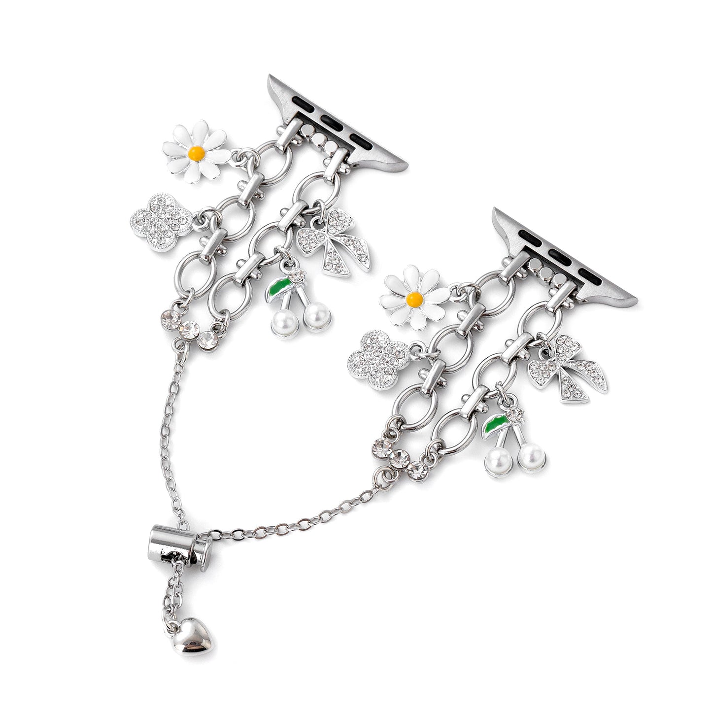 Sunflower Pendant Apple Watch Band - Delicate Floral Jewelry Strap