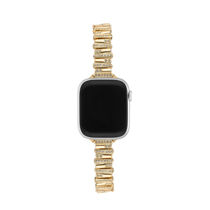Rhinestone Geometric Metal Watch Band for Apple Watch