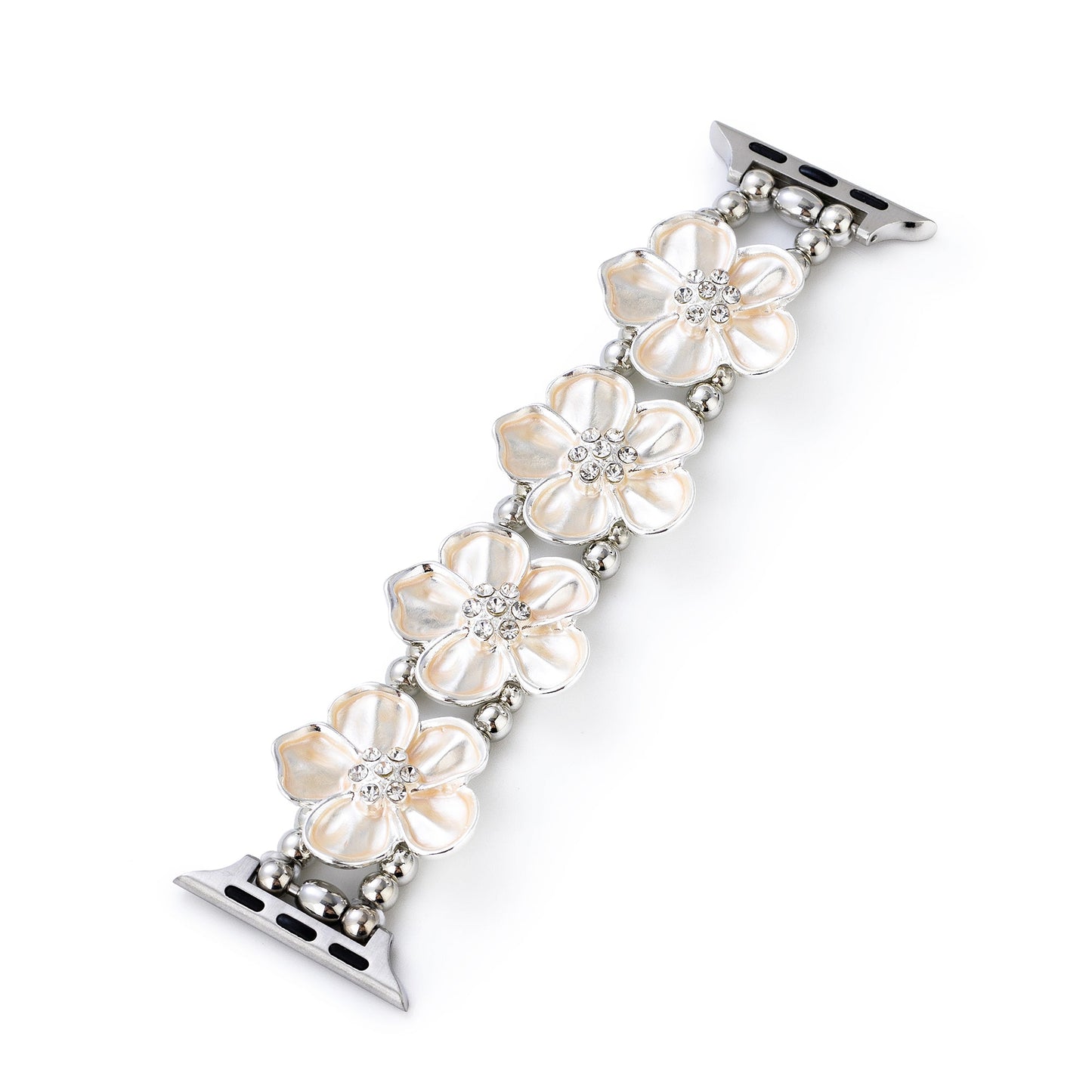 Floral Statement Bangle Bracelet for Apple Watch