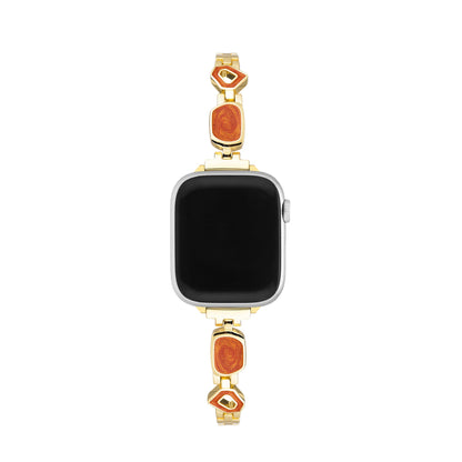 Geometric Enamel Watch Band for Apple Watch