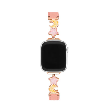 Moonlight Leather Band for Apple Watch - Elegant, Premium Leather Strap