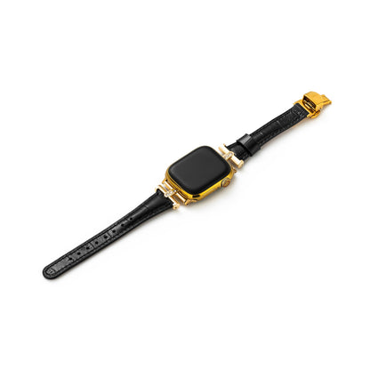 Premium Textured Leather Watch Band – Durable, Stylish Strap