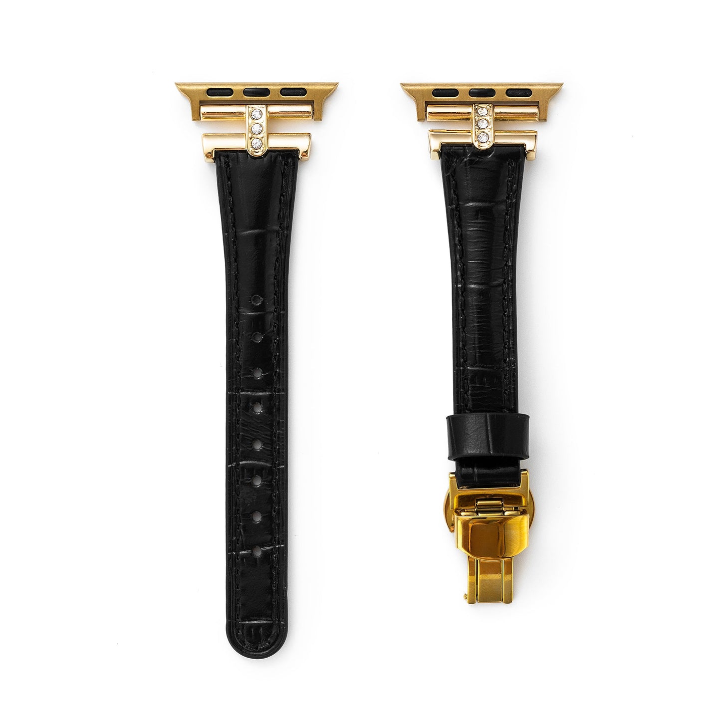 Premium Textured Leather Watch Band – Durable, Stylish Strap