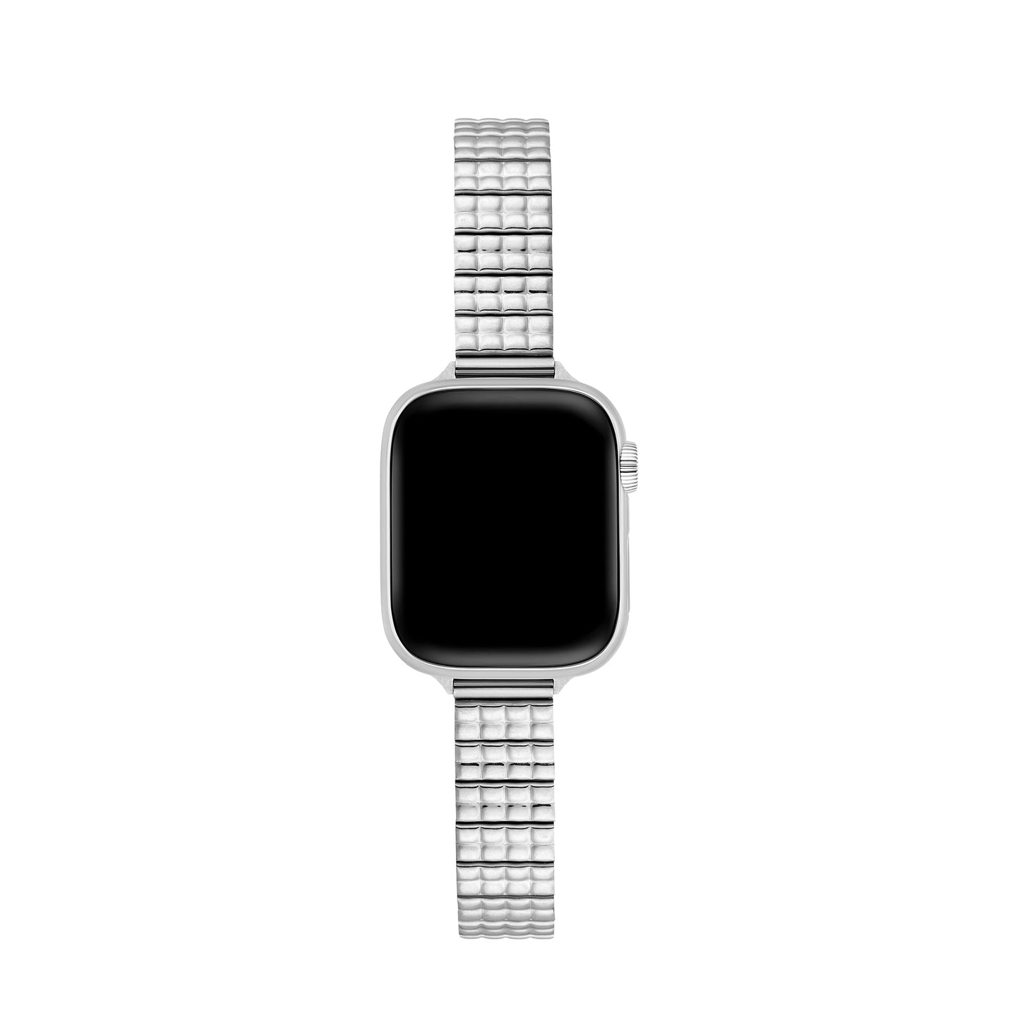 Sleek Modern Embossed Metal Watch Band