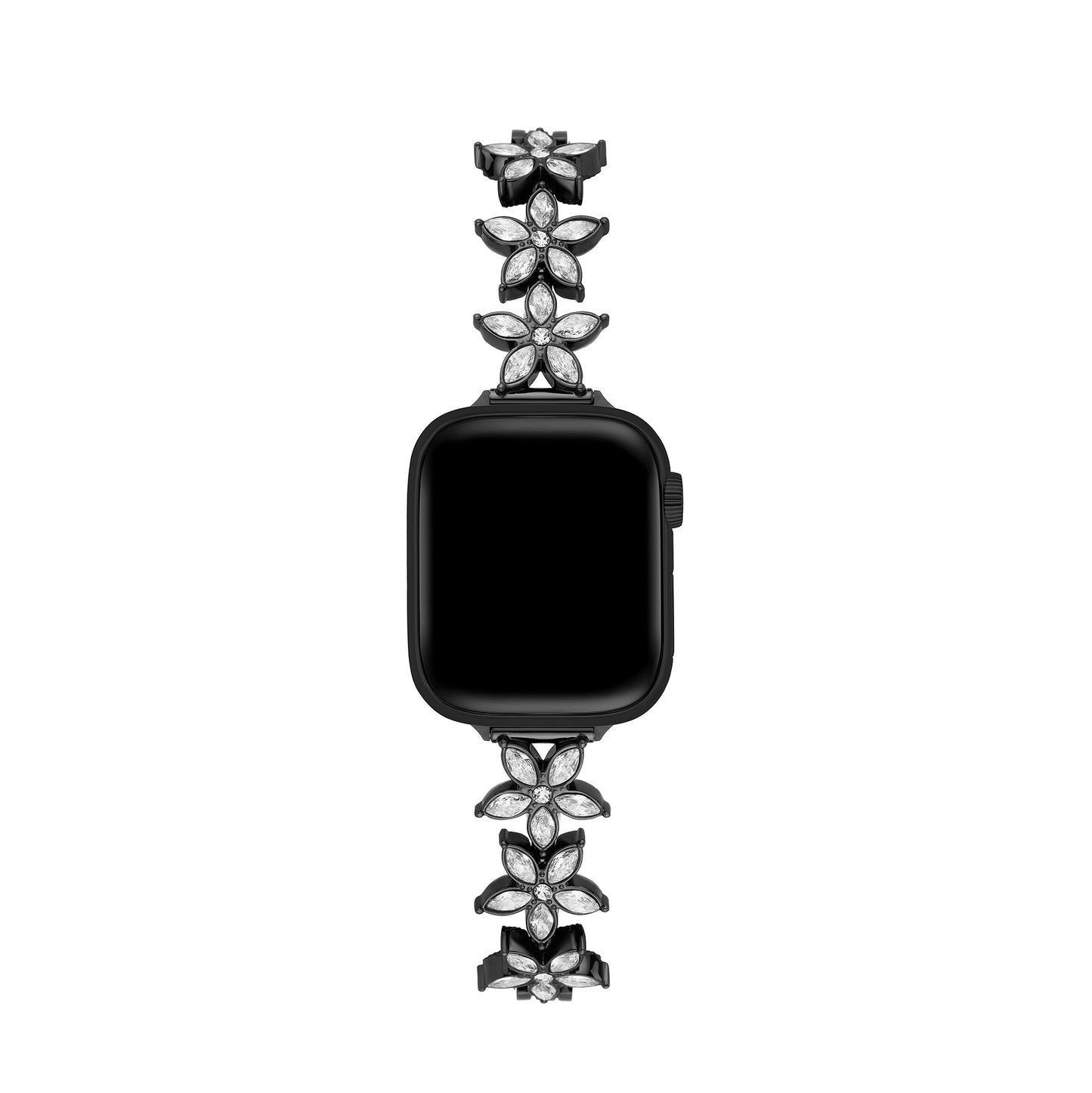 Bauhinia Bloom Stainless Steel Link Watch Band for Apple Watch