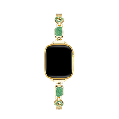 Geometric Enamel Watch Band for Apple Watch
