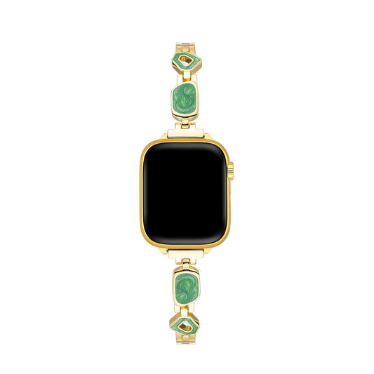 Geometric Enamel Watch Band for Apple Watch