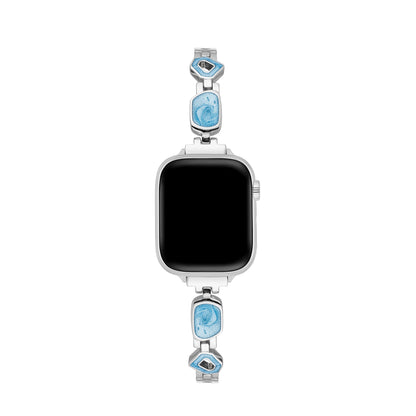 Geometric Enamel Watch Band for Apple Watch
