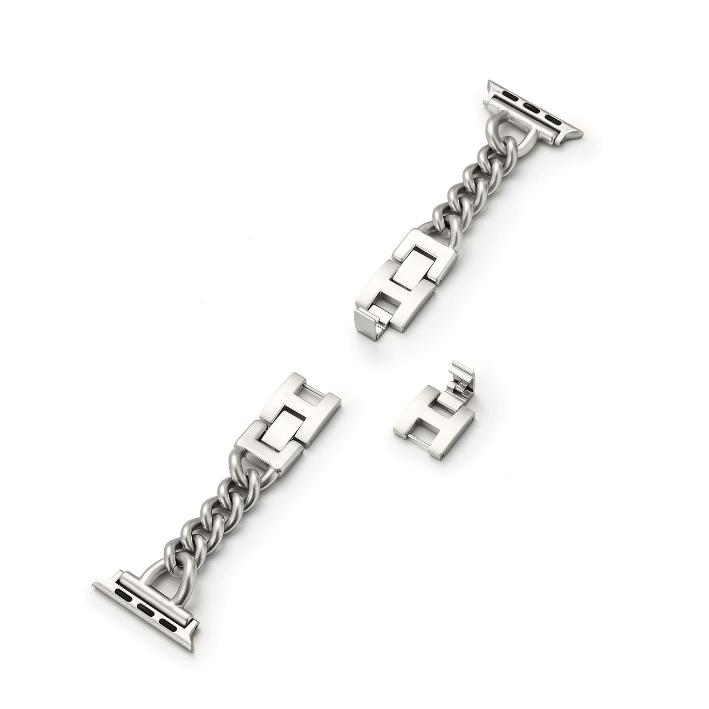 Premium Stainless Steel Twisted Chain Watch Band