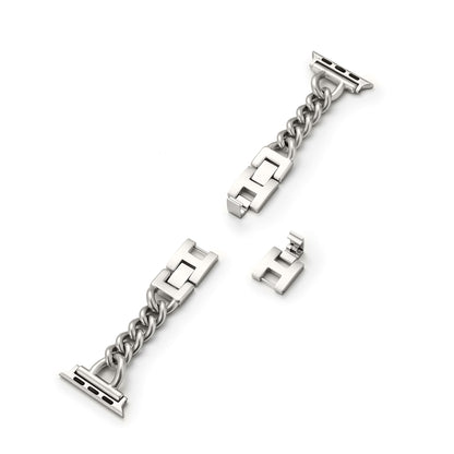 Premium Stainless Steel Twisted Chain Watch Band