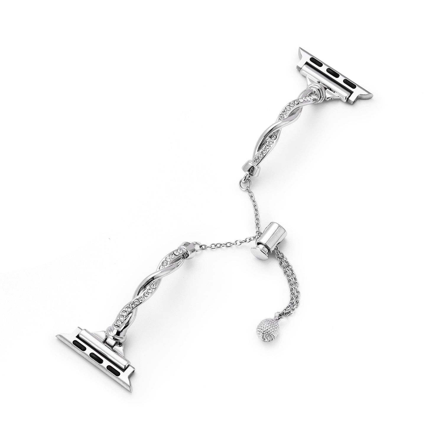 Slim-Twist Metal Band for Apple Watch – Ultra-Sleek Stainless Steel Strap