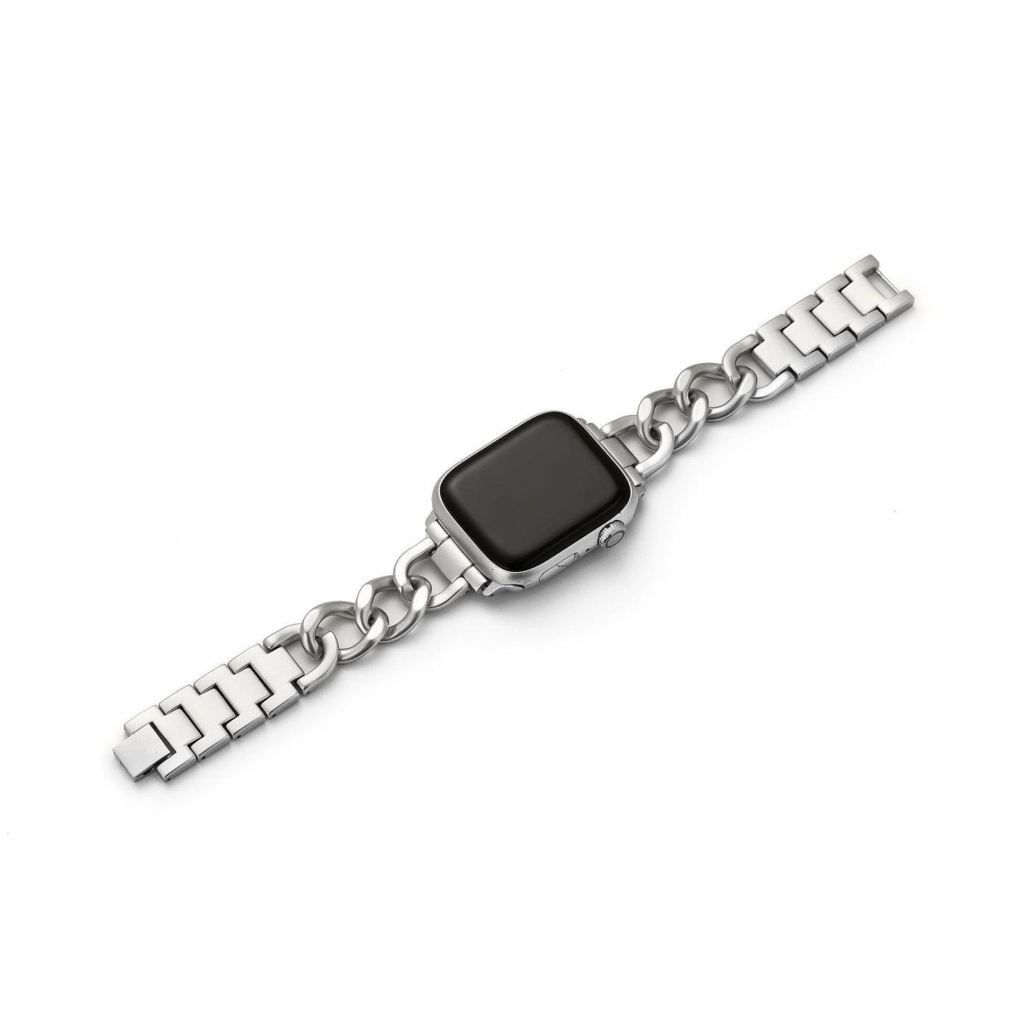 Twist Chain Metal Watch Band for Apple Watch – Premium Stainless Steel Link Strap