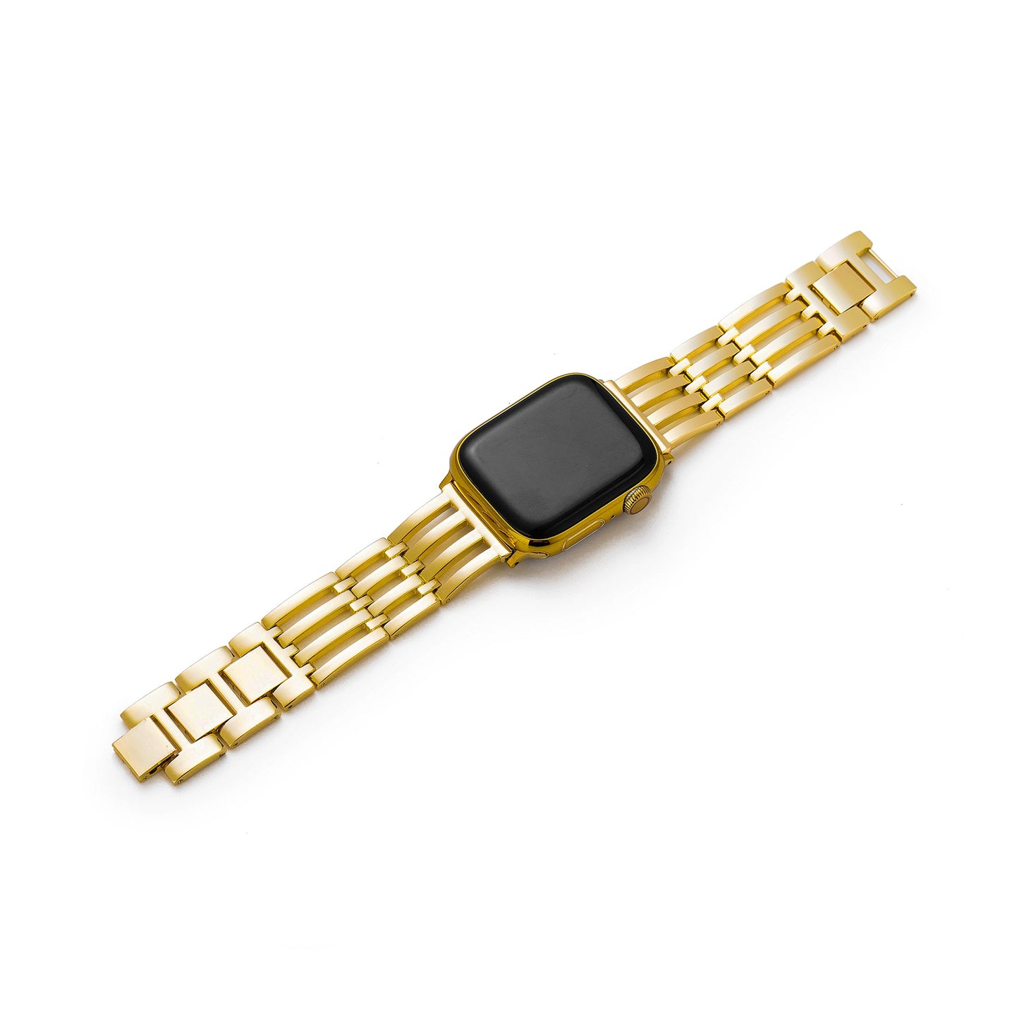 Unisex Strata Stripe Stainless Steel Watch Band