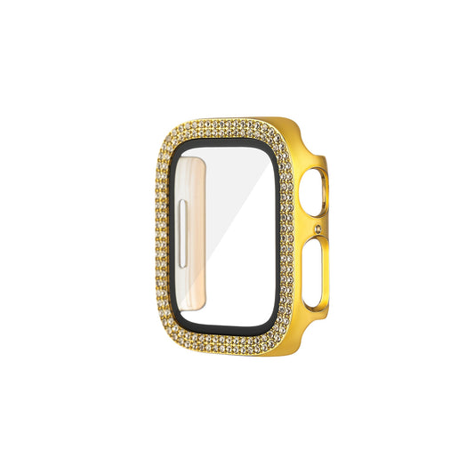 Gleaming Rhinestones Fully Wrapped Apple Watch Case