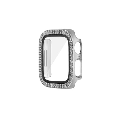 Gleaming Rhinestones Fully Wrapped Apple Watch Case