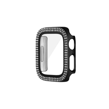Gleaming Rhinestones Fully Wrapped Apple Watch Case