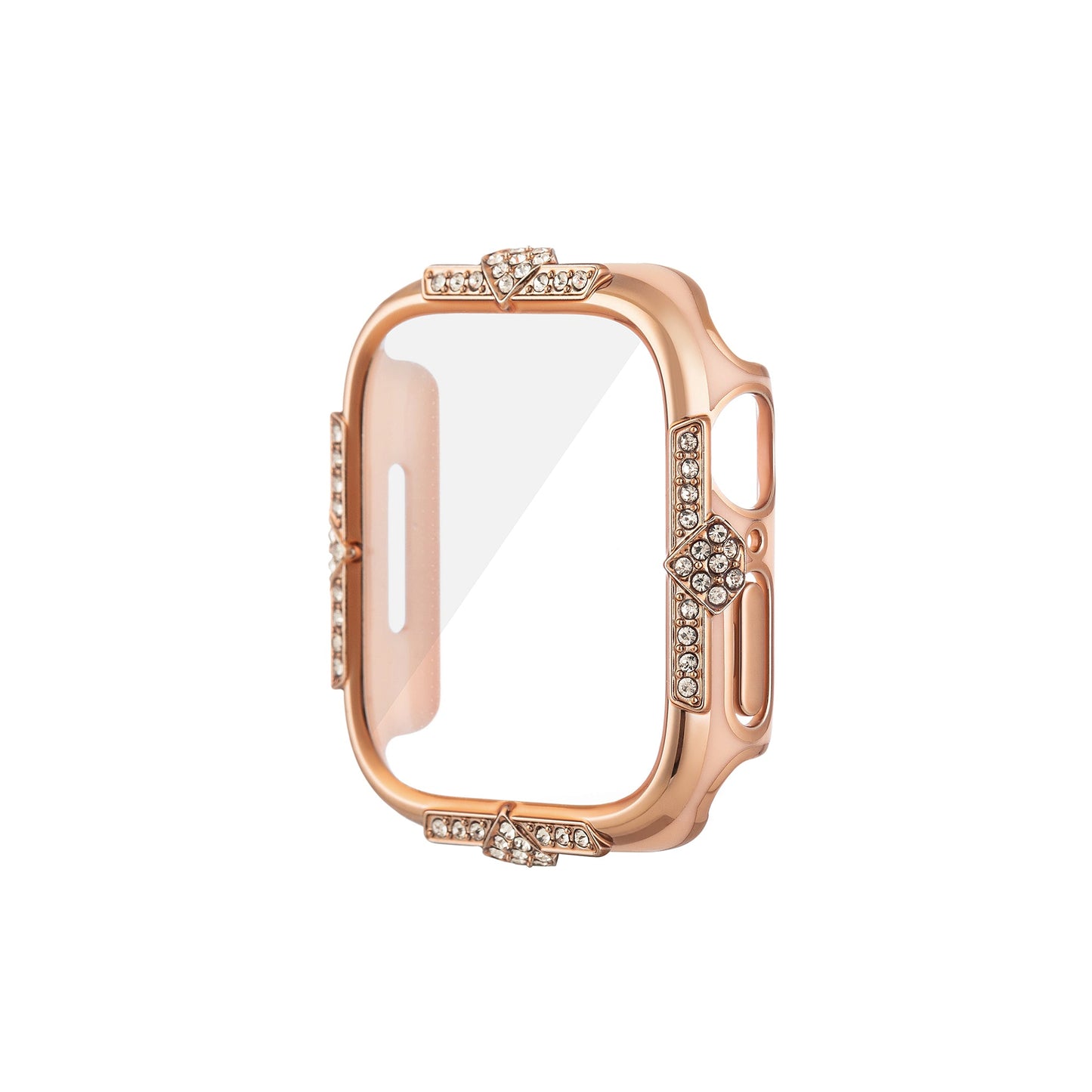 Diamond-Accent Contrasting Watch Case