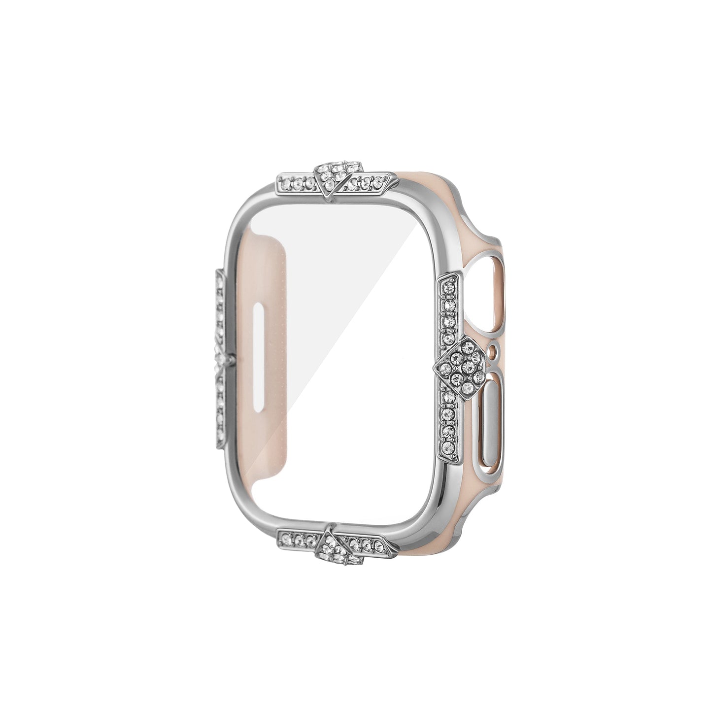 Diamond-Accent Contrasting Watch Case
