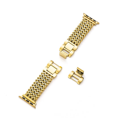 Stainless Steel Mesh Chain Watch Band - Sleek, Durable & Comfortable