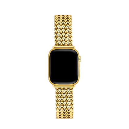 Stainless Steel Mesh Chain Watch Band - Sleek, Durable & Comfortable