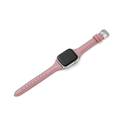 Premium Minimalist Genuine Leather Watch Band for Apple Watch
