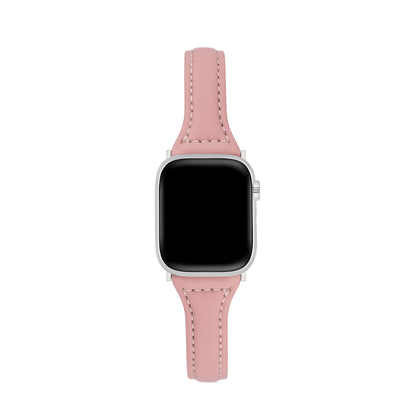 Premium Minimalist Genuine Leather Watch Band for Apple Watch