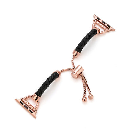 Braided Vacuum-Plated Apple Watch Band — Sleek, Durable, and Stylish