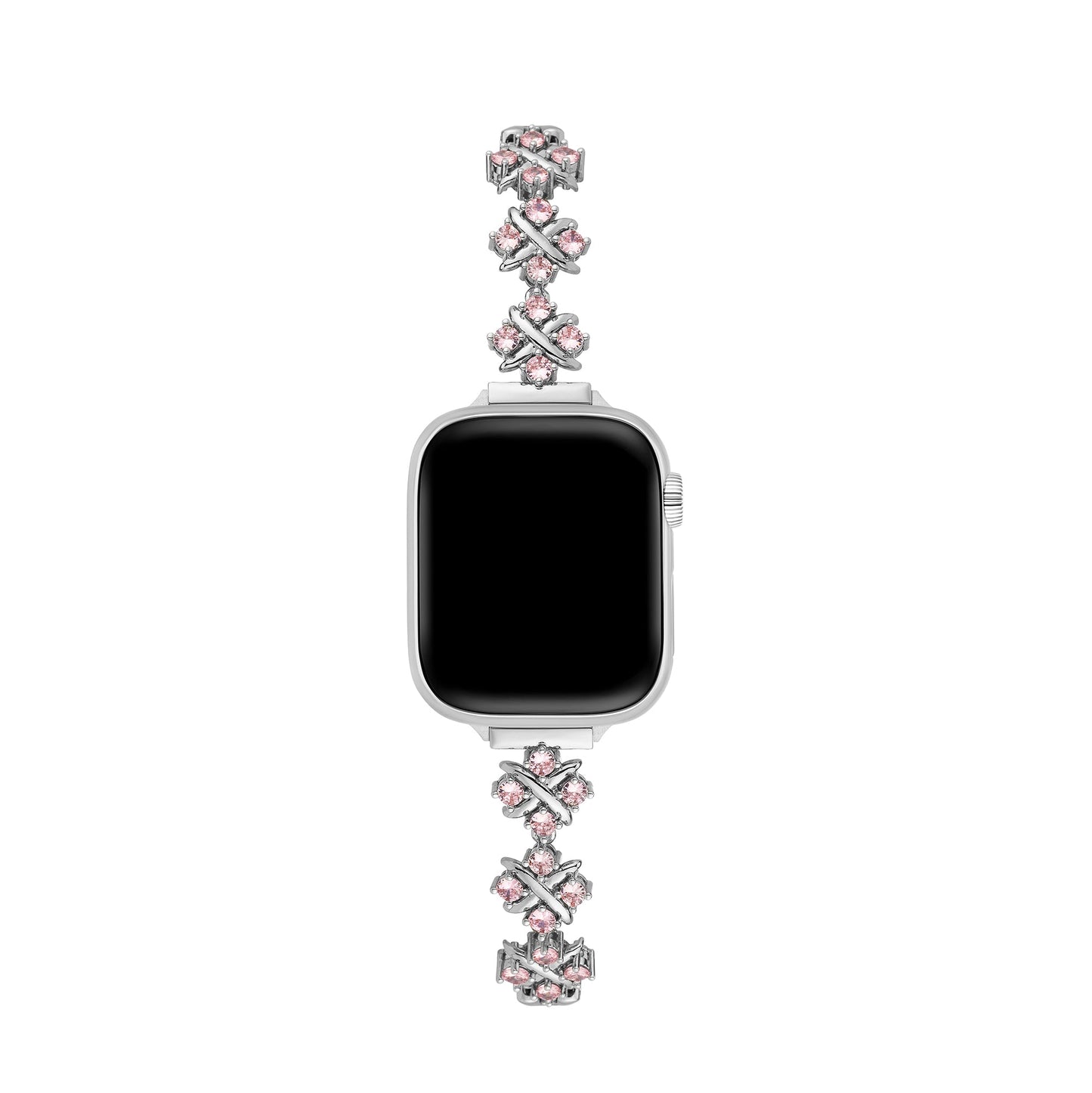 Copper Zircon Petals Watch Band