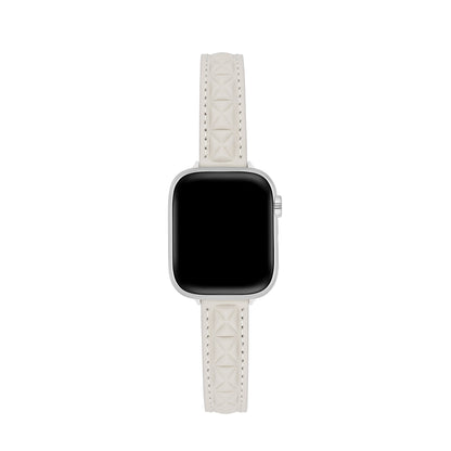 Premium Quilted Leather Watch Band for Apple Watch