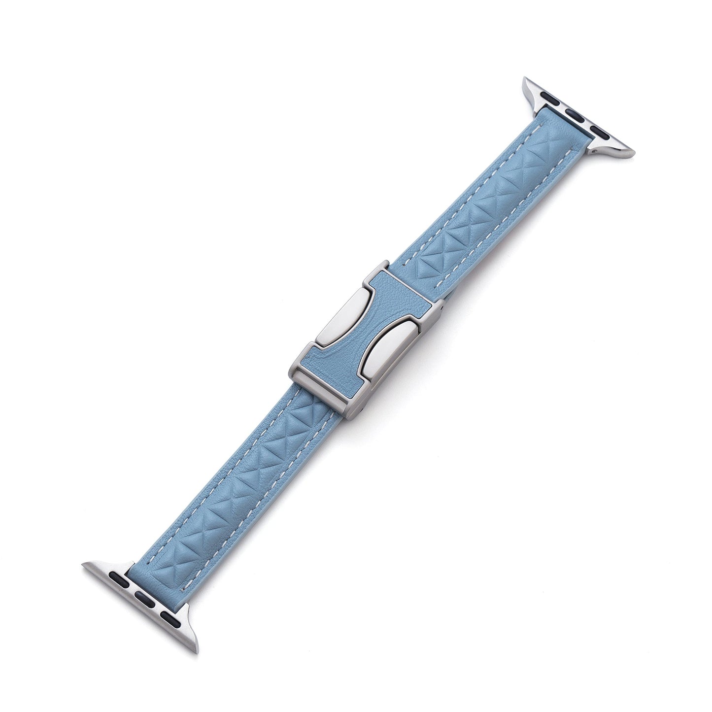 Premium Quilted Leather Watch Band for Apple Watch