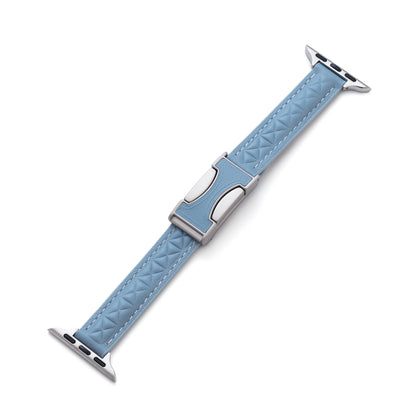 Premium Quilted Leather Watch Band for Apple Watch