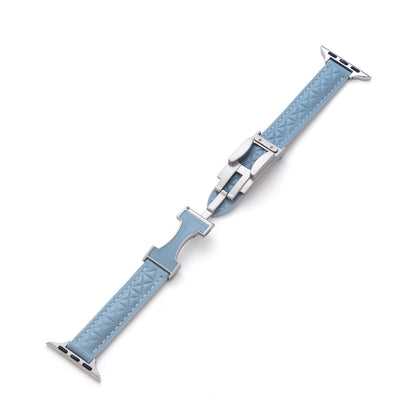 Premium Quilted Leather Watch Band for Apple Watch