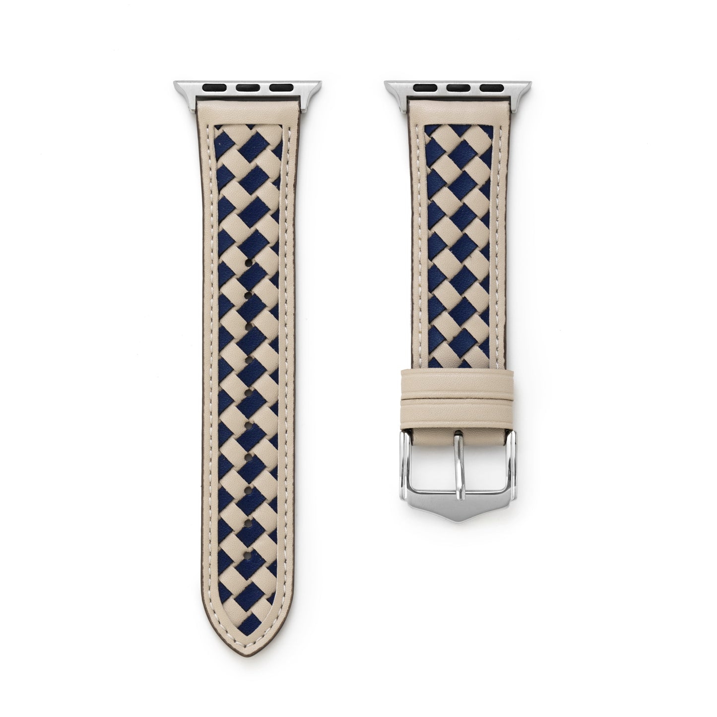 Premium Braided Leather Watch Band for Apple Watch