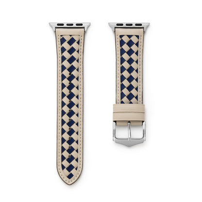 Premium Braided Leather Watch Band for Apple Watch