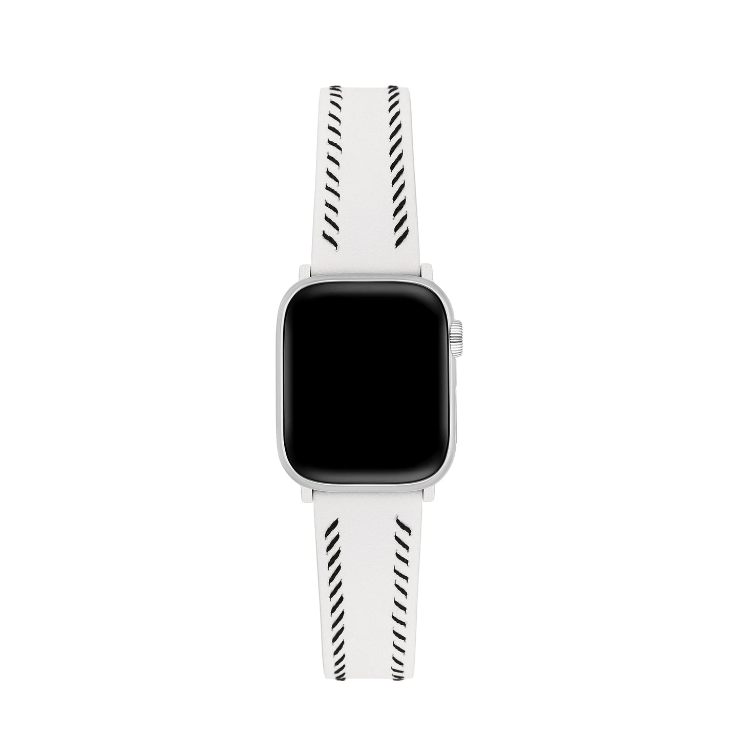Unisex Leather Band with Stitching Detail for Apple Watch