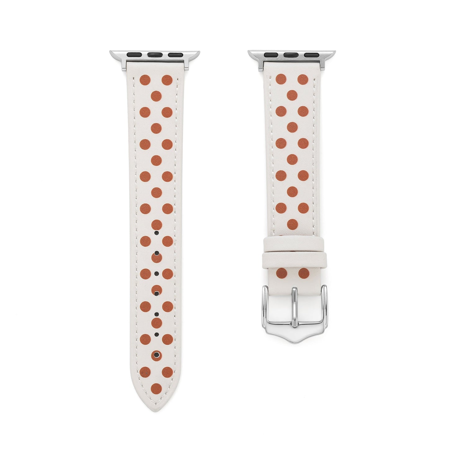 Chic Polka Dot Leather Band for Apple Watch
