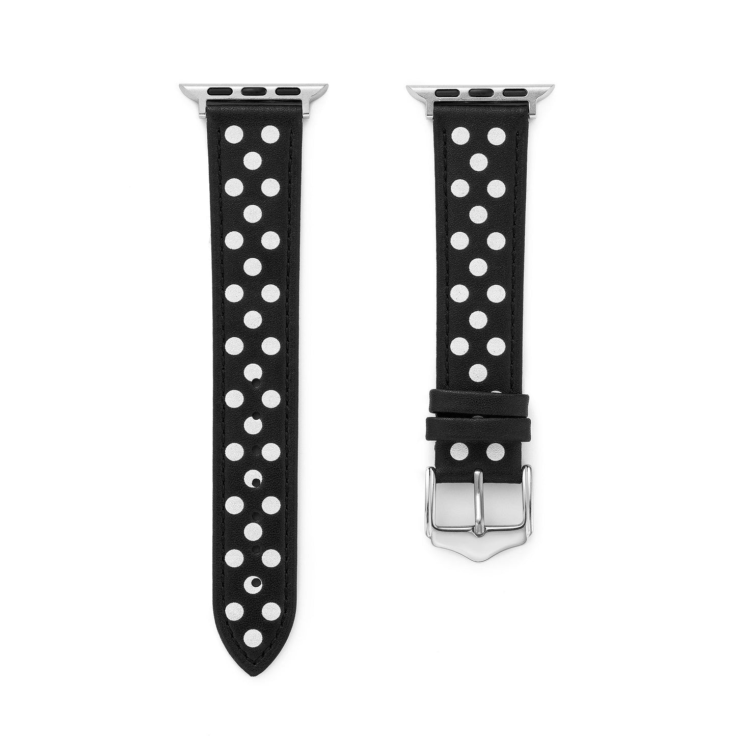 Chic Polka Dot Leather Band for Apple Watch