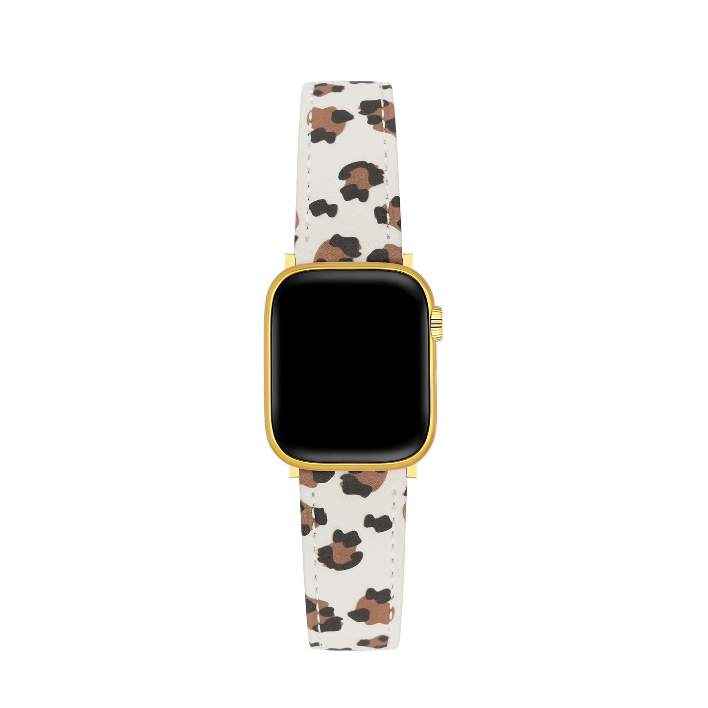 Leopard Print Leather Watch Band for Apple Watch - Premium Leather Strap