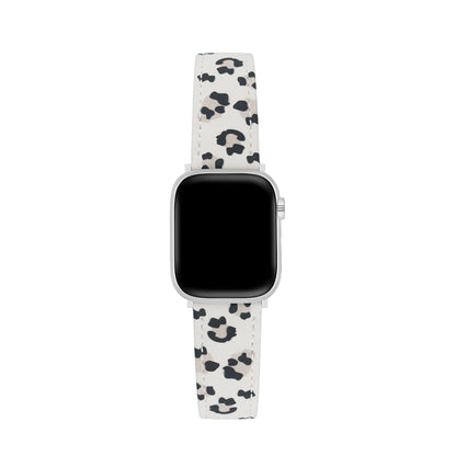Leopard Print Leather Watch Band for Apple Watch - Premium Leather Strap