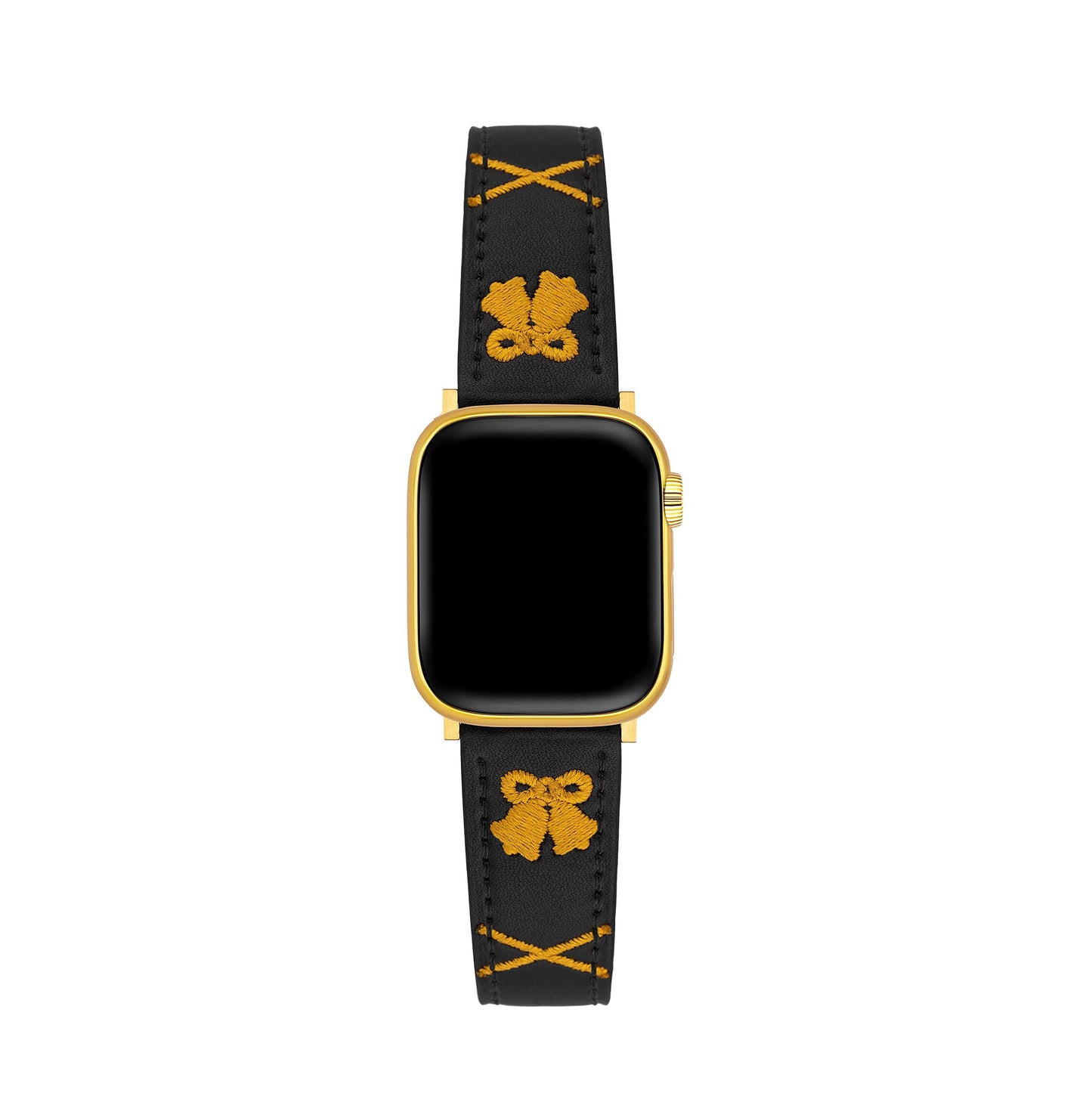 Festive Christmas Bell Embroidered Apple Watch Band
