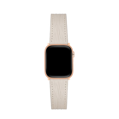 Premium Textured Leather Watch Band for Apple Watch